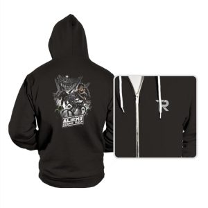 Aliens Strike Back - Hoodies Hoodies RIPT Apparel
