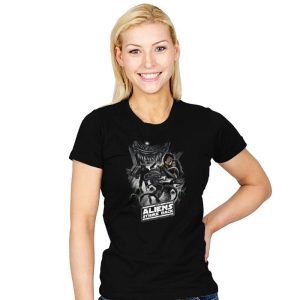 Aliens Strike Back - Womens T-Shirts RIPT Apparel