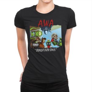 Aliens With Attitude - Womens Premium T-Shirts RIPT Apparel Small / Black