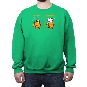 All Day Long - Crew Neck Sweatshirt Crew Neck Sweatshirt RIPT Apparel Small / Irish Green