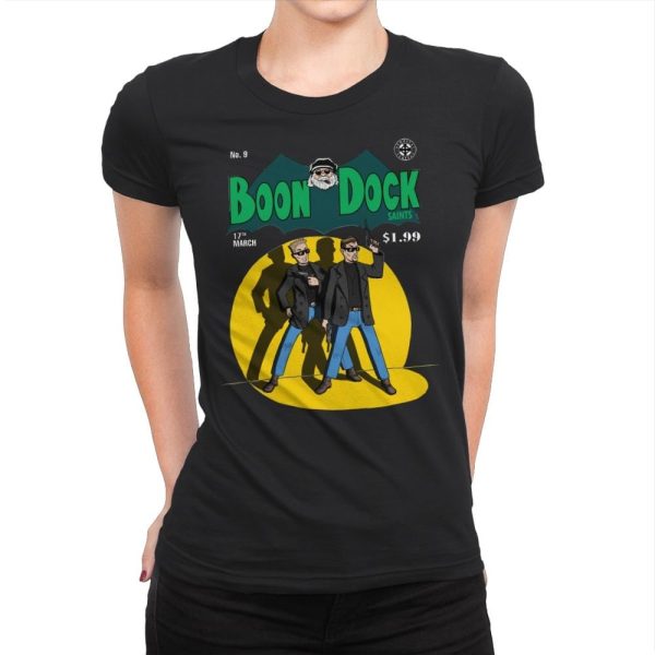 All Saints Comics - Womens Premium T-Shirts RIPT Apparel Small / Black
