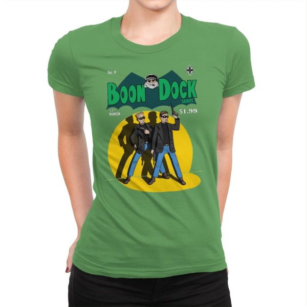 All Saints Comics - Womens Premium T-Shirts RIPT Apparel Small / Kelly