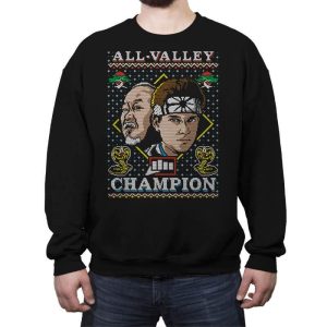 All Valley Champion COD Holiday Sweater - Crew Neck Sweatshirt Crew Neck Sweatshirt Gooten