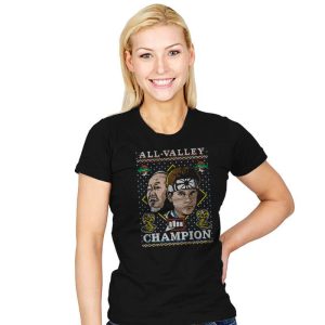 All Valley Champion COD Holiday Sweater - Womens T-Shirts Gooten