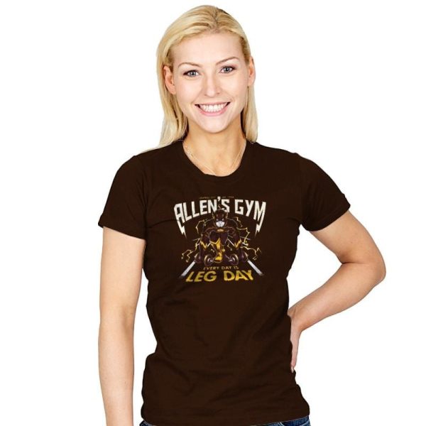 Allen's Gym Exclusive - Womens T-Shirts RIPT Apparel Small / Brown