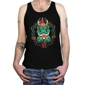 Alligator Christmas - Tanktop Tanktop RIPT Apparel X-Small / Black