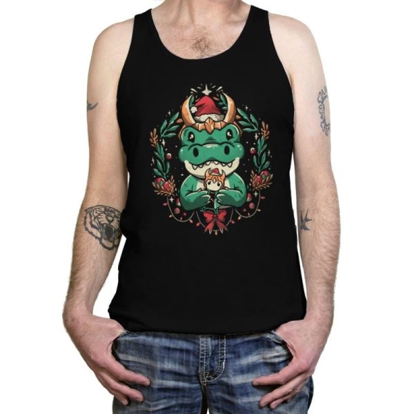 Alligator Christmas - Tanktop Tanktop RIPT Apparel X-Small / Black