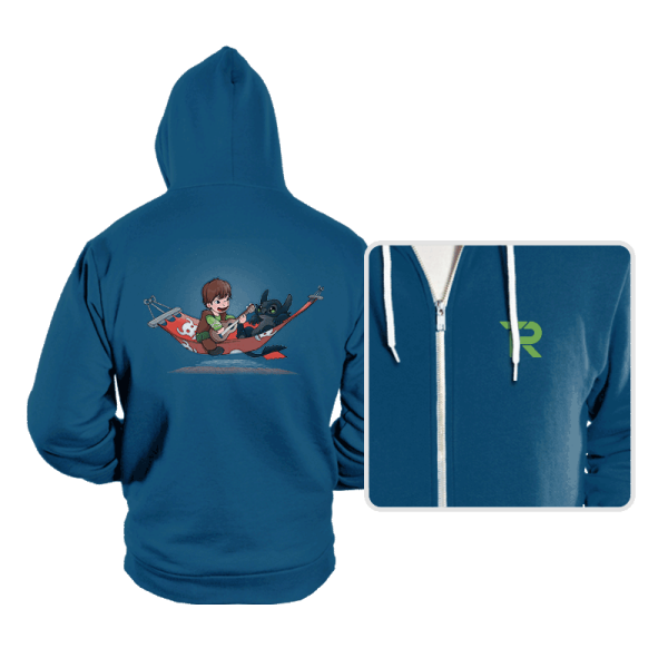 Aloha Dragon - Hoodies Hoodies RIPT Apparel