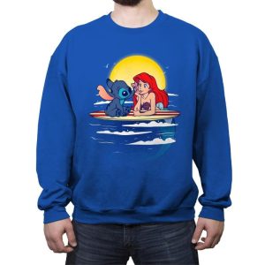 Aloha Mermaid - Best Seller - Crew Neck Sweatshirt Crew Neck Sweatshirt RIPT Apparel