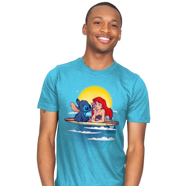 Aloha Mermaid - Best Seller - Mens T-Shirts RIPT Apparel Small / Aqua