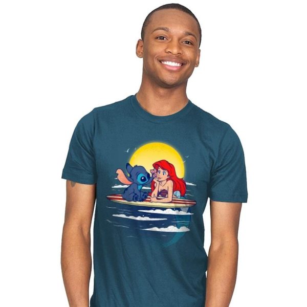 Aloha Mermaid - Best Seller - Mens T-Shirts RIPT Apparel Small / Indigo