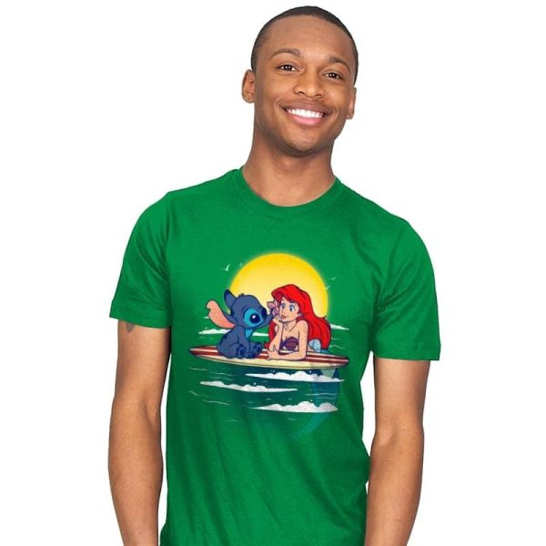 Aloha Mermaid - Best Seller - Mens T-Shirts RIPT Apparel Small / Kelly