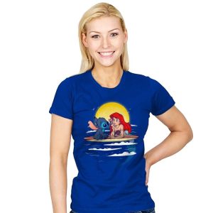 Aloha Mermaid - Best Seller - Womens T-Shirts RIPT Apparel