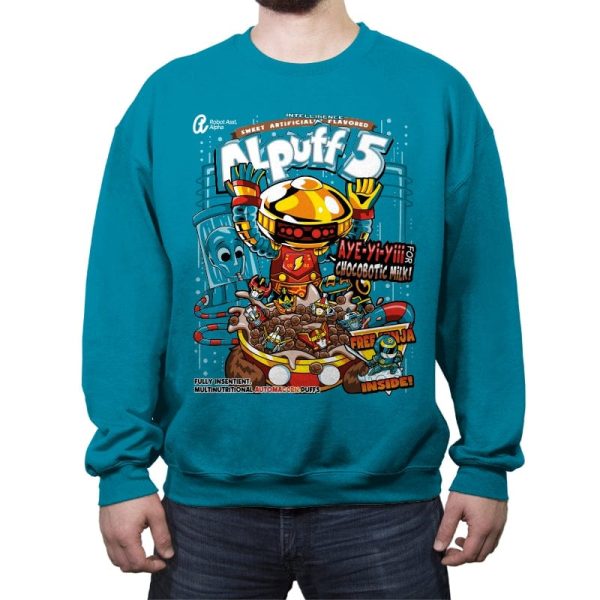 Alpuff 5 - Crew Neck Sweatshirt Crew Neck Sweatshirt RIPT Apparel Small / Antique Sapphire
