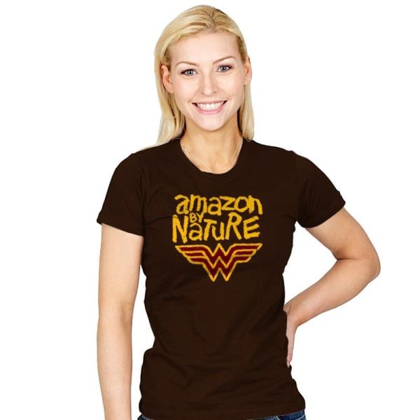 Amazon By Nature Exclusive - Wonderful Justice - Womens T-Shirts RIPT Apparel Small / Brown