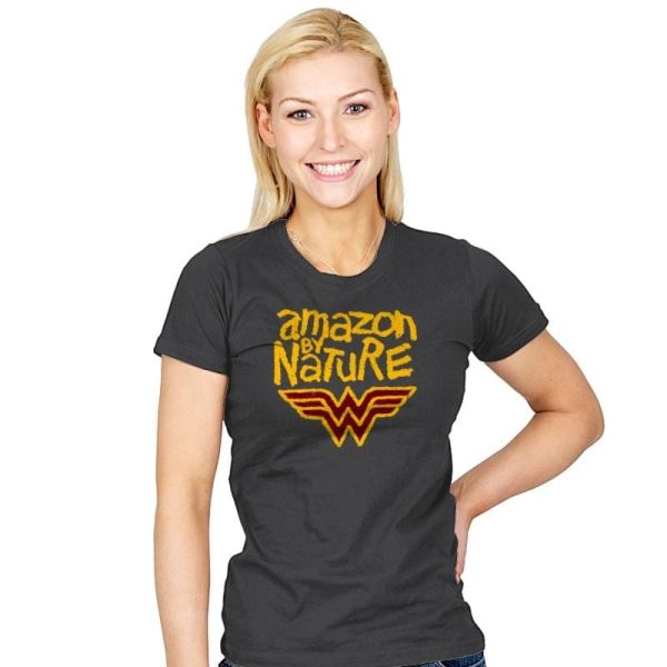 Amazon By Nature Exclusive - Wonderful Justice - Womens T-Shirts RIPT Apparel Small / Charcoal