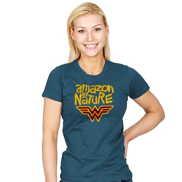 Amazon By Nature Exclusive - Wonderful Justice - Womens T-Shirts RIPT Apparel Small / Indigo