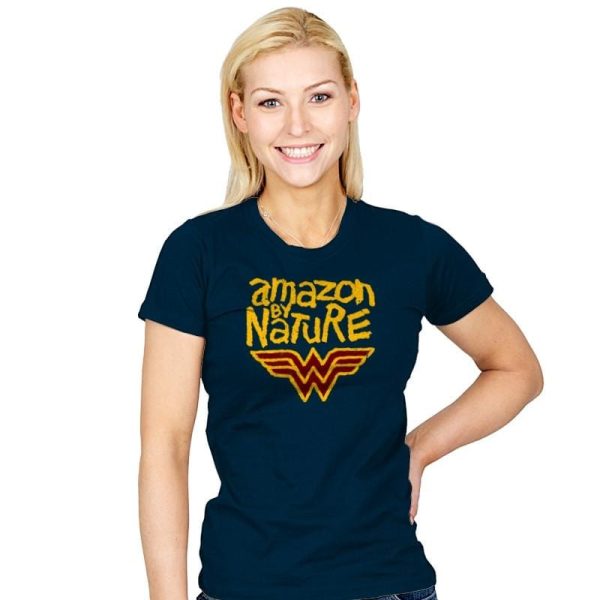 Amazon By Nature Exclusive - Wonderful Justice - Womens T-Shirts RIPT Apparel Small / Navy