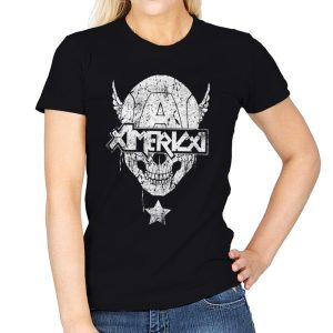 America  - Womens T-Shirts RIPT Apparel Small / Black
