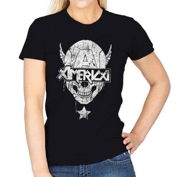 America  - Womens T-Shirts RIPT Apparel Small / Black