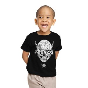 America  - Youth T-Shirts RIPT Apparel X-small / Black