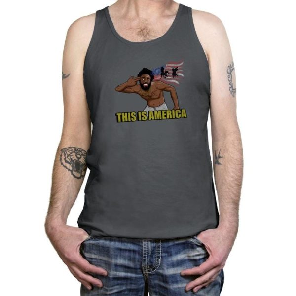 Americalands - Tanktop Tanktop RIPT Apparel X-Small / Asphalt