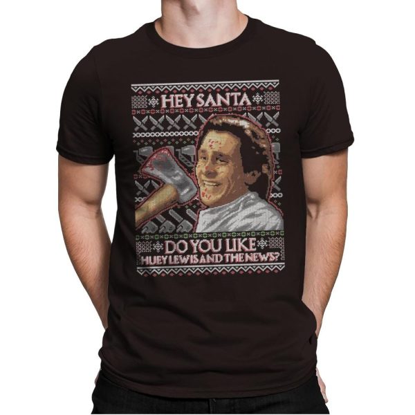 American Santa - Ugly Holiday - Mens Premium T-Shirts RIPT Apparel Small / Dark Chocolate