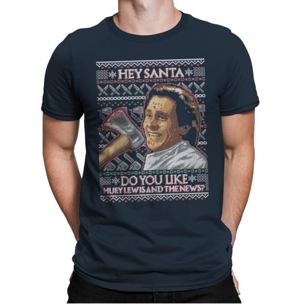 American Santa - Ugly Holiday - Mens Premium T-Shirts RIPT Apparel Small / Indigo