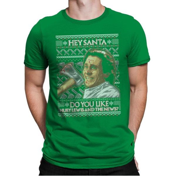 American Santa - Ugly Holiday - Mens Premium T-Shirts RIPT Apparel Small / Kelly Green