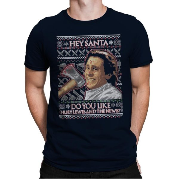 American Santa - Ugly Holiday - Mens Premium T-Shirts RIPT Apparel Small / Midnight Navy