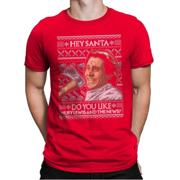 American Santa - Ugly Holiday - Mens Premium T-Shirts RIPT Apparel Small / Red