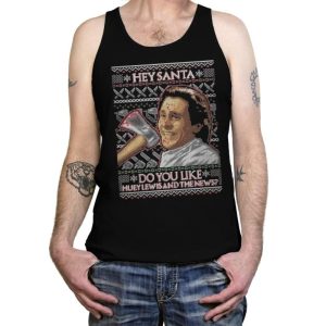 American Santa - Ugly Holiday - Tanktop Tanktop RIPT Apparel X-Small / Black