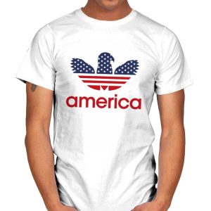American Stripes - Mens T-Shirts RIPT Apparel Small / White