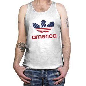 American Stripes - Tanktop Tanktop RIPT Apparel X-Small / White