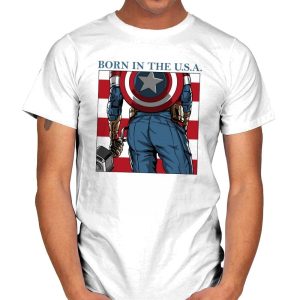 Americas Ass - Mens T-Shirts RIPT Apparel Small / White