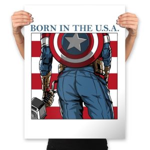 Americas Ass - Prints Posters RIPT Apparel 18x24 / White