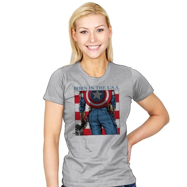 Americas Ass - Womens T-Shirts RIPT Apparel Small / Heather