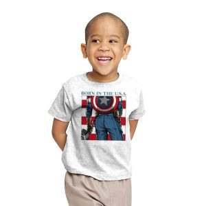 Americas Ass - Youth T-Shirts RIPT Apparel X-small / White