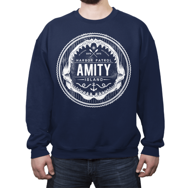 Amity Island Harbor Patrol - Crew Neck Crew Neck RIPT Apparel