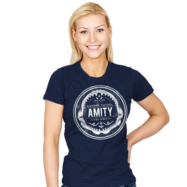 Amity Island Harbor Patrol - Womens T-Shirts RIPT Apparel