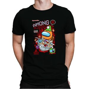 Among Flakes - Mens Premium T-Shirts RIPT Apparel Small / Black