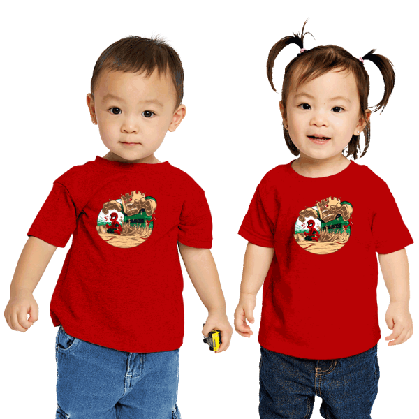 An Amazing Sand Castle - Super 80's Battle Royale - Toddlers Kids RIPT Apparel