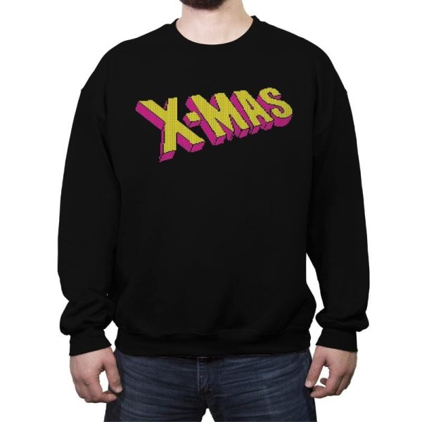An Uncanny Xmas - Crew Neck Sweatshirt Crew Neck Sweatshirt RIPT Apparel Small / Black