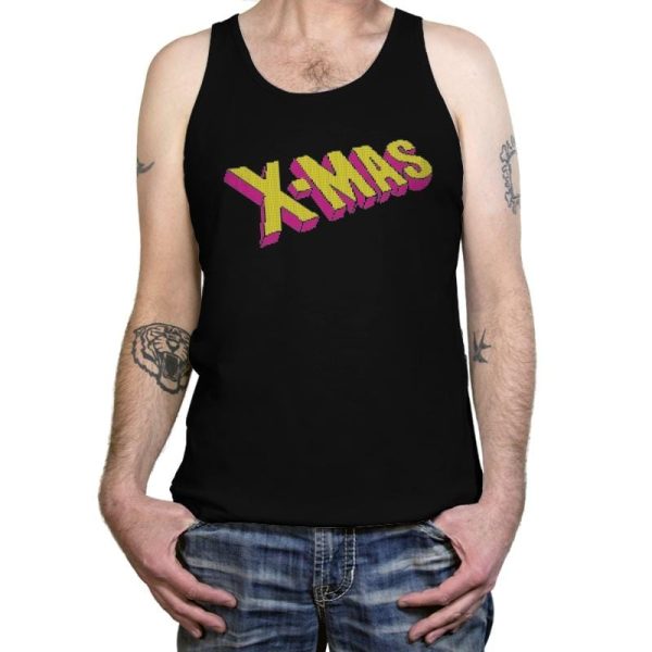 An Uncanny Xmas - Tanktop Tanktop RIPT Apparel X-Small / Black