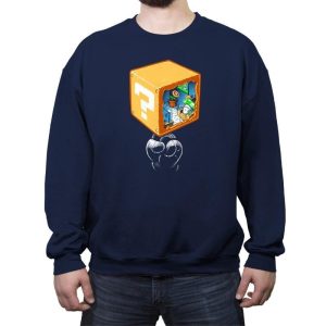 An Undisturbed Life - 80s Blaarg - Crew Neck Sweatshirt Crew Neck Sweatshirt RIPT Apparel