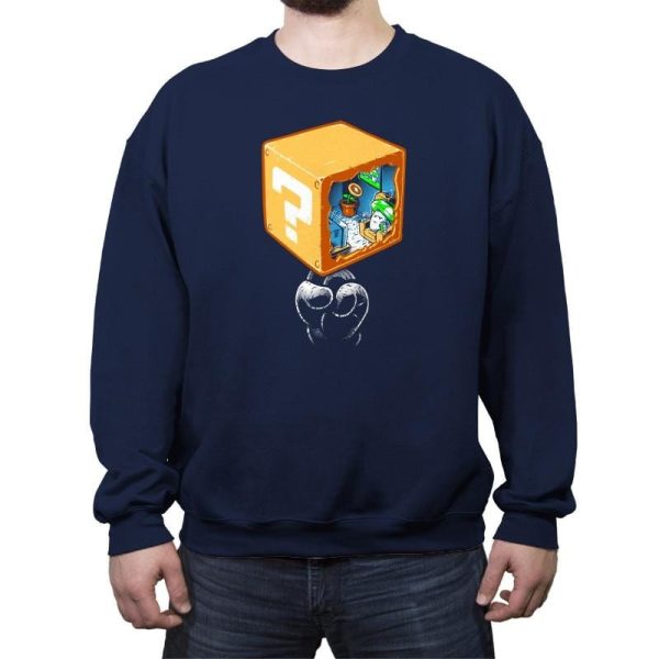 An Undisturbed Life - 80s Blaarg - Crew Neck Sweatshirt Crew Neck Sweatshirt RIPT Apparel