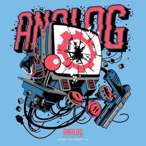 Analog Arcade Bar - Mens T-Shirts RIPT Apparel
