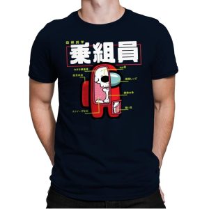 Anatomy of a Crewmate - Mens Premium T-Shirts RIPT Apparel Small / Midnight Navy