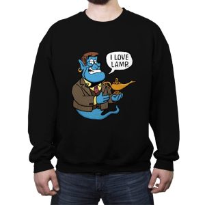 Anchor Genie - Crew Neck Sweatshirt Crew Neck Sweatshirt RIPT Apparel Small / Black