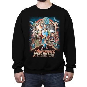 Anchovies Future War - Crew Neck Sweatshirt Crew Neck Sweatshirt RIPT Apparel